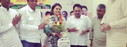 KALPANA CHOWDHARY JOINS BJP(UBM) AS MUMBAI SECRETARY