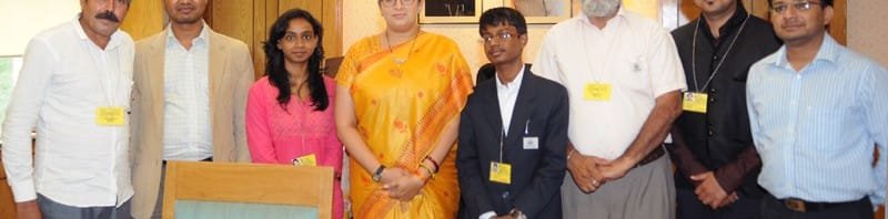 The Union Minister for Human Resource Development, Smt. Smriti Irani meets...