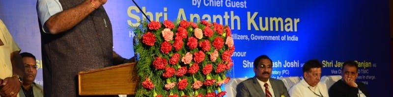 The Union Minister for Chemicals and Fertilizers, Shri Ananthkumar addressing...