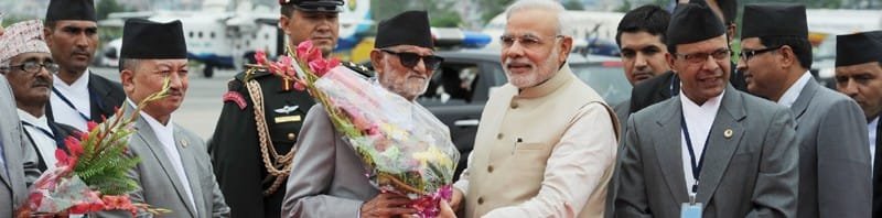 The Prime Minister, Shri Narendra Modi being received by the...