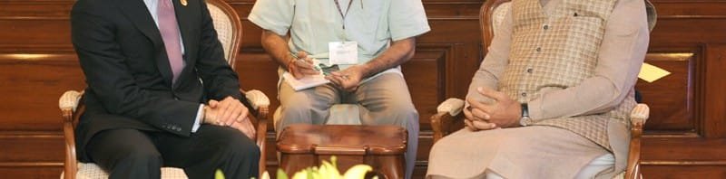 The US Congressman, Mr. Aaron Schock calls on the Prime Minister,...