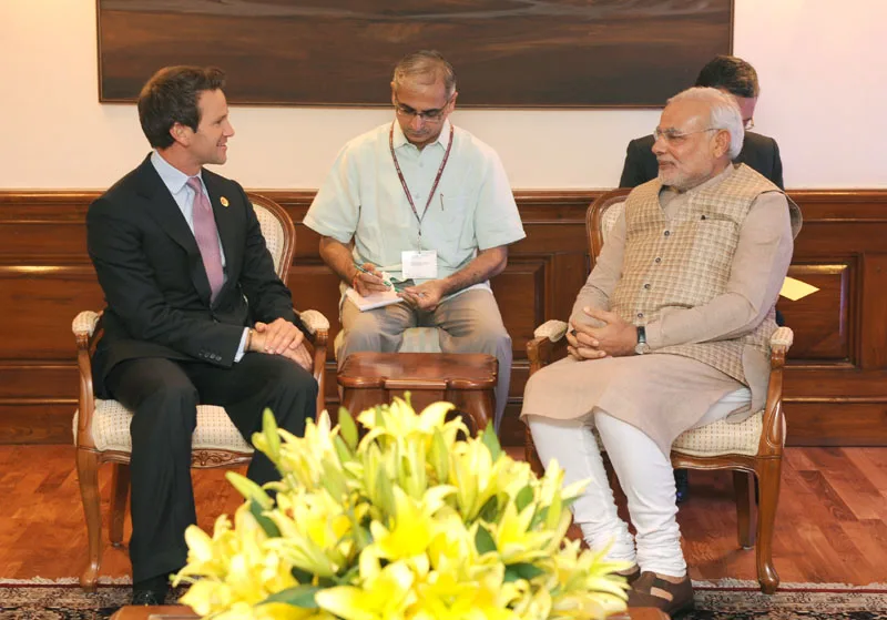 The US Congressman, Mr. Aaron Schock calls on the Prime Minister,…
