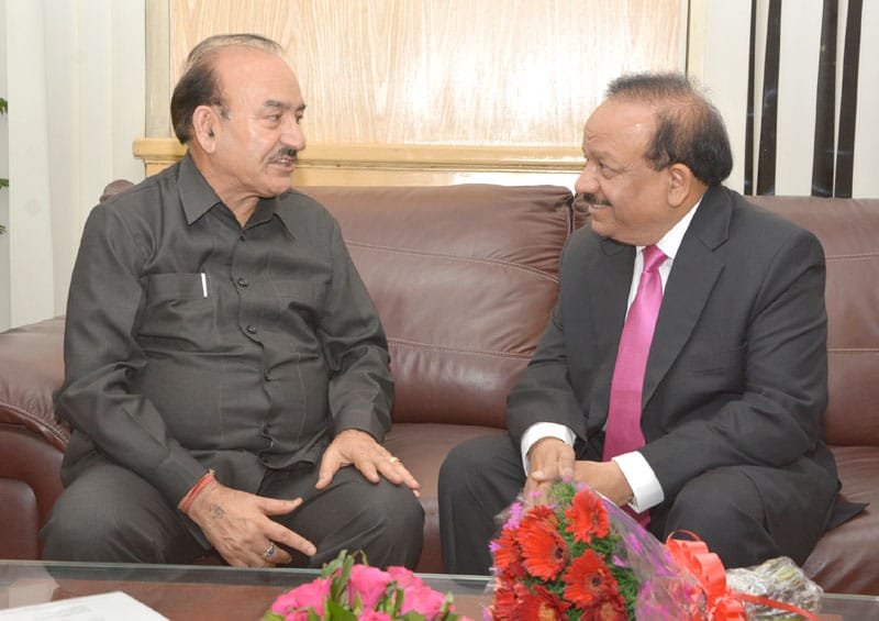 The Health and Family Welfare Minister of Himachal Pradesh, Shri Kaul Singh...