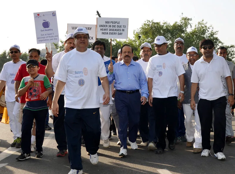 The Union Minister for Health and Family Welfare, Dr. Harsh Vardhan...