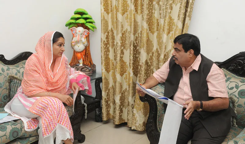 The Union Minister for Food Processing Industries, Smt. Harsimrat Kaur Badal...