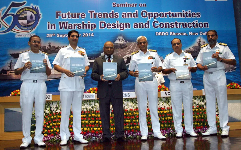 The Defence Secretary, Shri R.K. Mathur, the Chief of Naval Staff, Admiral…