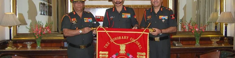 The Chief of Army Staff, General Dalbir Singh taking over as the Honorary Colonel ...