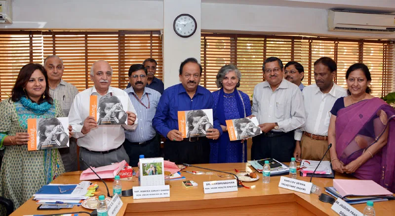 The Union Minister for Health and Family Welfare, Dr. Harsh Vardhan releasing...