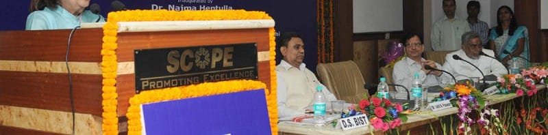 The Union Minister for Minority Affairs, Dr. Najma A. Heptulla addressing at the...