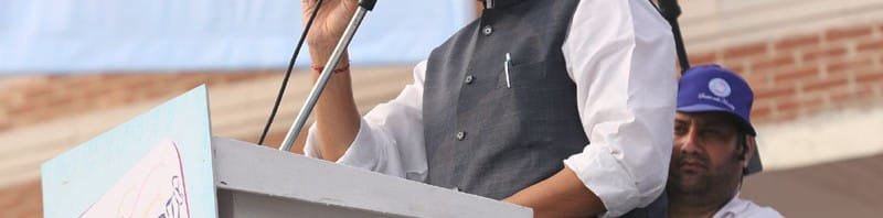 The Union Home Minister, Shri Rajnath Singh at the "Run for Oneness", organised ..