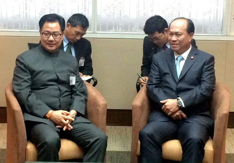The Minister of State for Home Affairs, Shri Kiren Rijiju calling on the…