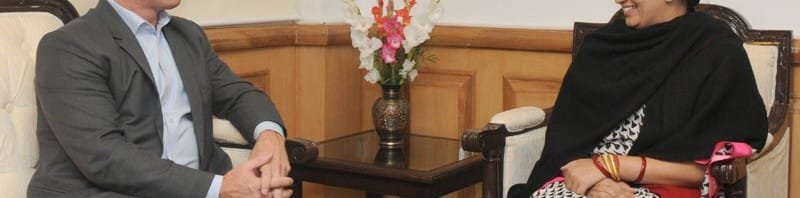 The High Commissioner of Australia to India, Mr. Patrick Suckling calling on the...