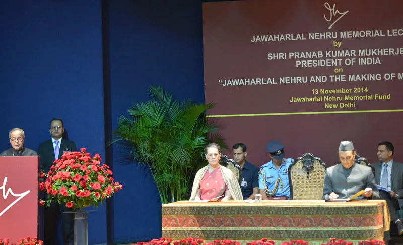 The President, Shri Pranab Mukherjee delivering the Jawaharlal Nehru Memorial Lecture…