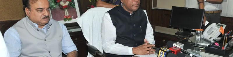 Shri G.M. Siddeshwara taking charge as the Minister of State for Heavy Industries & ...