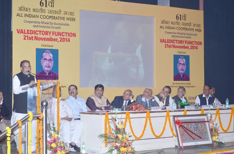 The Union Minister for Agriculture, Shri Radha Mohan Singh addressing the …