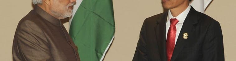 The Prime Minister, Shri Narendra Modi meeting the President of Indonesia, ..