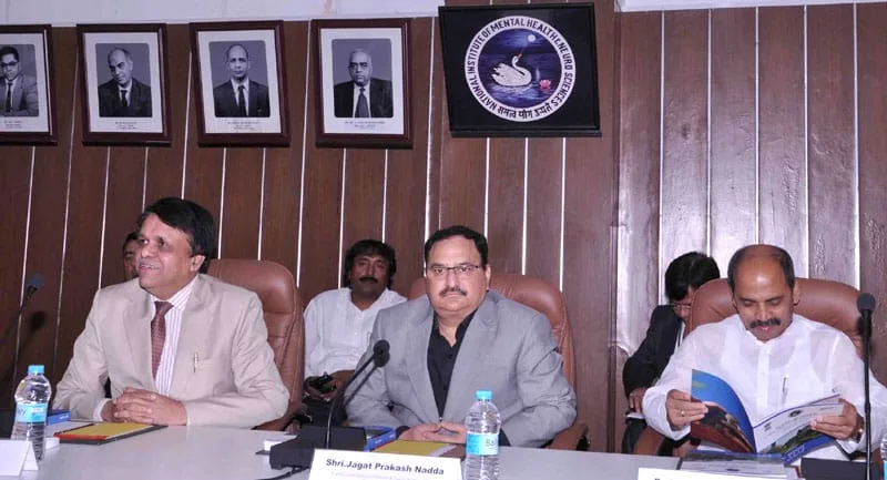 The Union Minister for Health & Family Welfare, Shri Jagat Prakash Nadda addressing ..