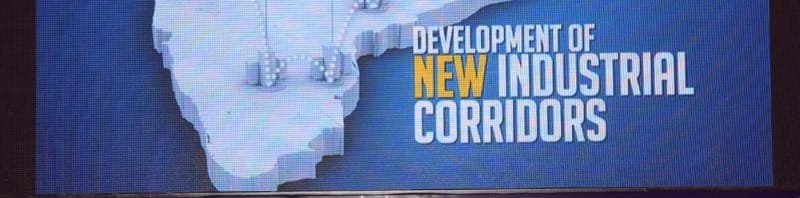 The Prime Minister, Shri Narendra Modi with other dignitaries the during inauguration of ...