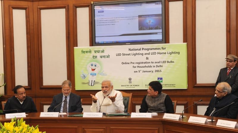 The Prime Minister, Shri Narendra Modi addressing at the launch of the National Programme for..