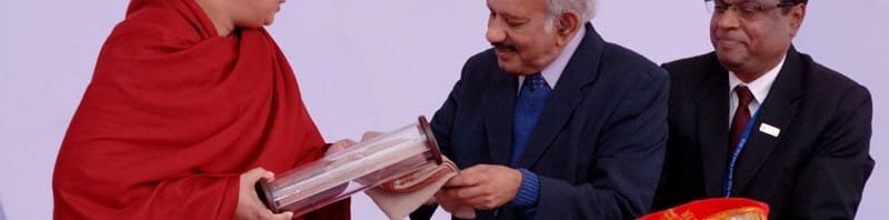 The Union Minister for Human Resource Development, Smt. Smriti Irani being ...