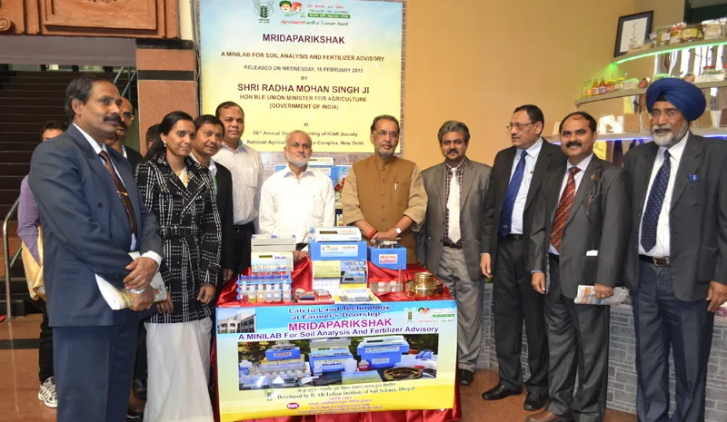 The Union Minister for Agriculture, Shri Radha Mohan Singh with the senior officials of  ICAR…