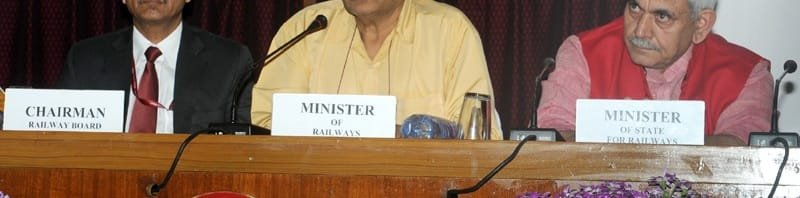The Union Minister for Railways, Shri Suresh Prabhakar Prabhu addressing the ...