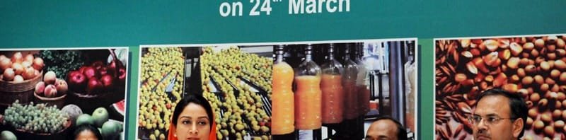 The Union Minister for Food Processing Industries, Smt. Harsimrat Kaur Badal addressing ..