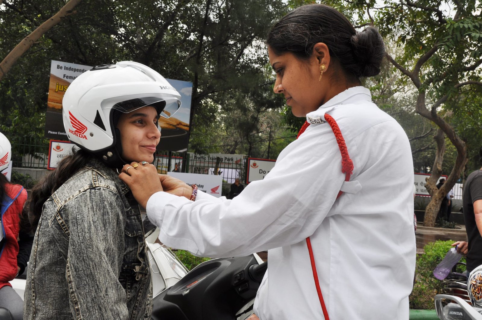 ON INTERNATIONAL WOMEN'S DAY DELHI POLICE ORGANIZES WOMEN SAFE RALLY