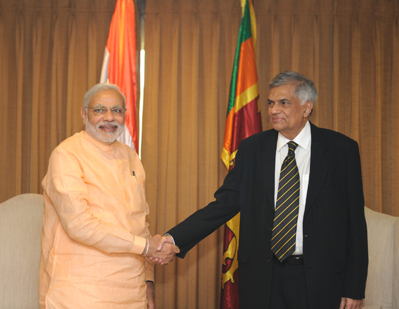 The Prime Minister of Sri Lanka, Shri Ranil Wickremesinghe meeting the Prime Minister,..