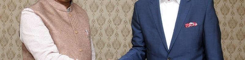 The Ambassador of Iraq to India, Mr. Ahmad Berwari meeting the Minister of State for..