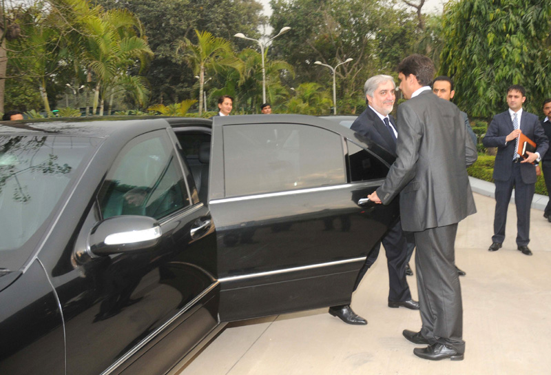 The CEO of the Islamic Republic of Afghanistan, Dr. Abdullah Abdullah arrived at..