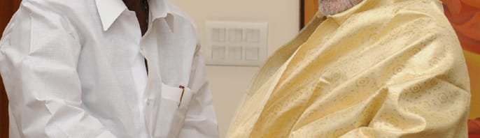 The Chief Minister of Puducherry, Shri N. Rangaswamy calling on the..