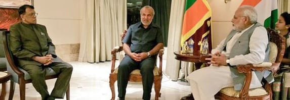 The Muslim Congress leaders of Sri Lanka meeting the Prime Minister, Shri Narendra Modi ..