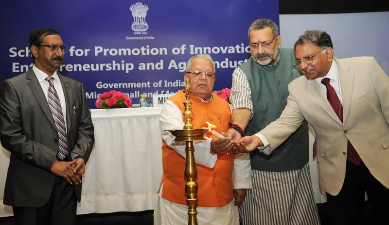 The Union Minister for Micro, Small and Medium Enterprises, Shri Kalraj Mishra ..