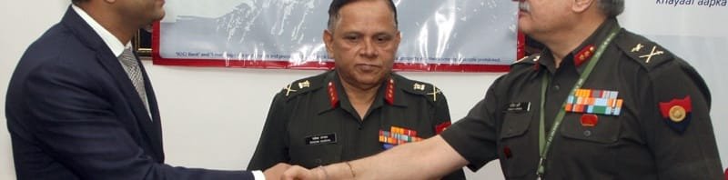 The Adjutant General, Lt. Gen. Rakesh Sharma witnessing the signing ceremony of..