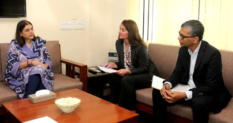 Mrs. Melinda Gates, co-chair of the Bill & Melinda Gates Foundation ..