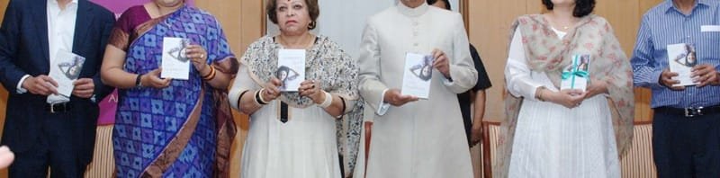 The Vice President, Shri Mohd. Hamid Ansari releasing a book entitled ..