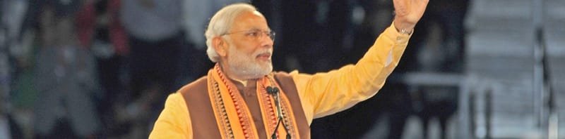 The Prime Minister, Shri Narendra Modi addressing the huge gathering at ..