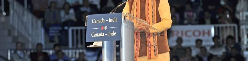 The Prime Minister, Shri Narendra Modi addressing the huge gathering at ..