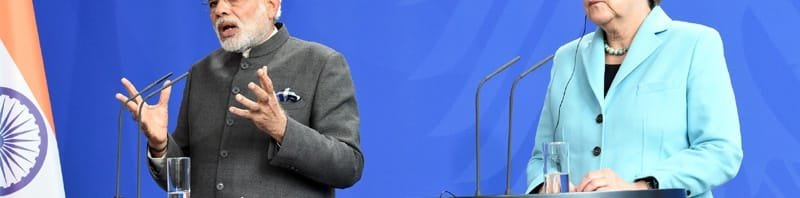 The Prime Minister, Shri Narendra Modi giving his remarks to media..