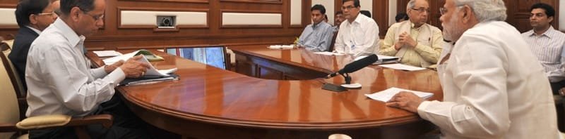 The Prime Minister, Shri Narendra Modi chairing his second interaction through..