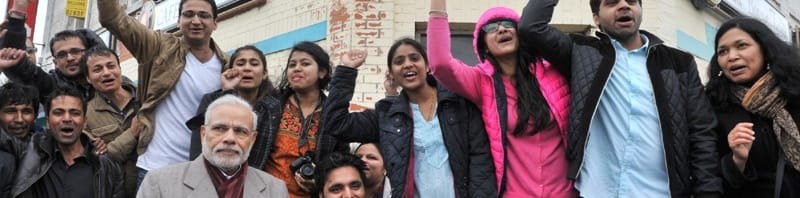 The Prime Minister, Shri Narendra Modi interacting with the people of Indian origin ..