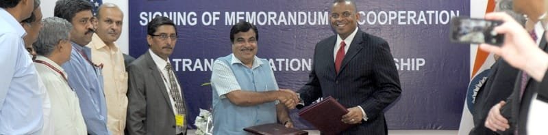 The Union Minister for Road Transport & Highways and Shipping, Shri Nitin Gadkari and..