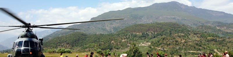 Aid received from China and India being offloaded from an Indian Air Force (IAF) ..