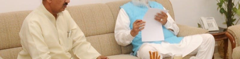 The Chief Minister of Punjab, Shri Prakash Singh Badal calling on the Minister of ..