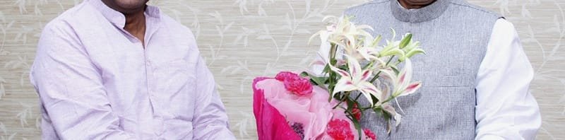 The Governor-designate of Meghalaya, Shri V. Shanmuganathan calling on the ..