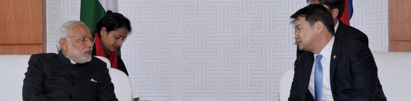 The Prime Minister, Shri Narendra Modi meeting the Prime Minister of Mongolia,..