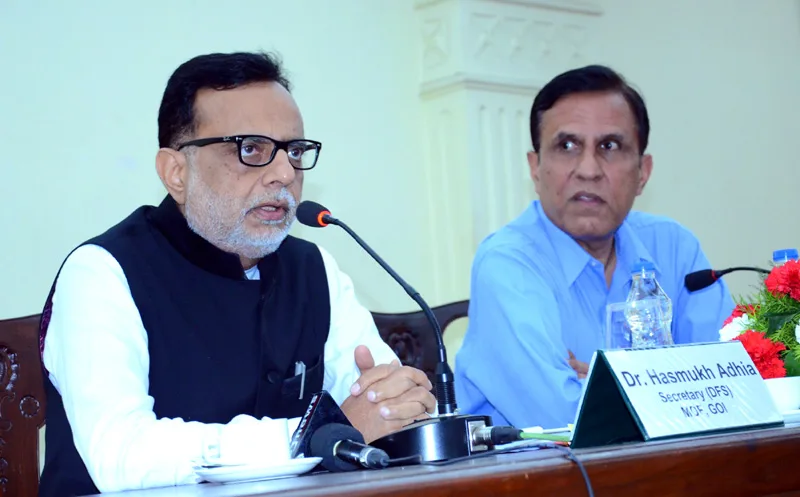 The Secretary, Department of Financial Services (DFS), Ministry of Finance, Dr. Hasmukh Adhia..