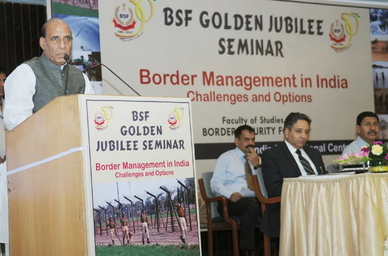 The Union Home Minister, Shri Rajnath Singh addressing at the inauguration of ..