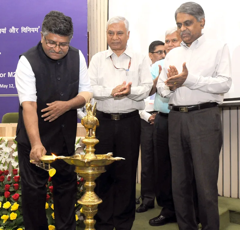 The Union Minister for Communications & Information Technology, Shri Ravi Shankar Prasad ..
